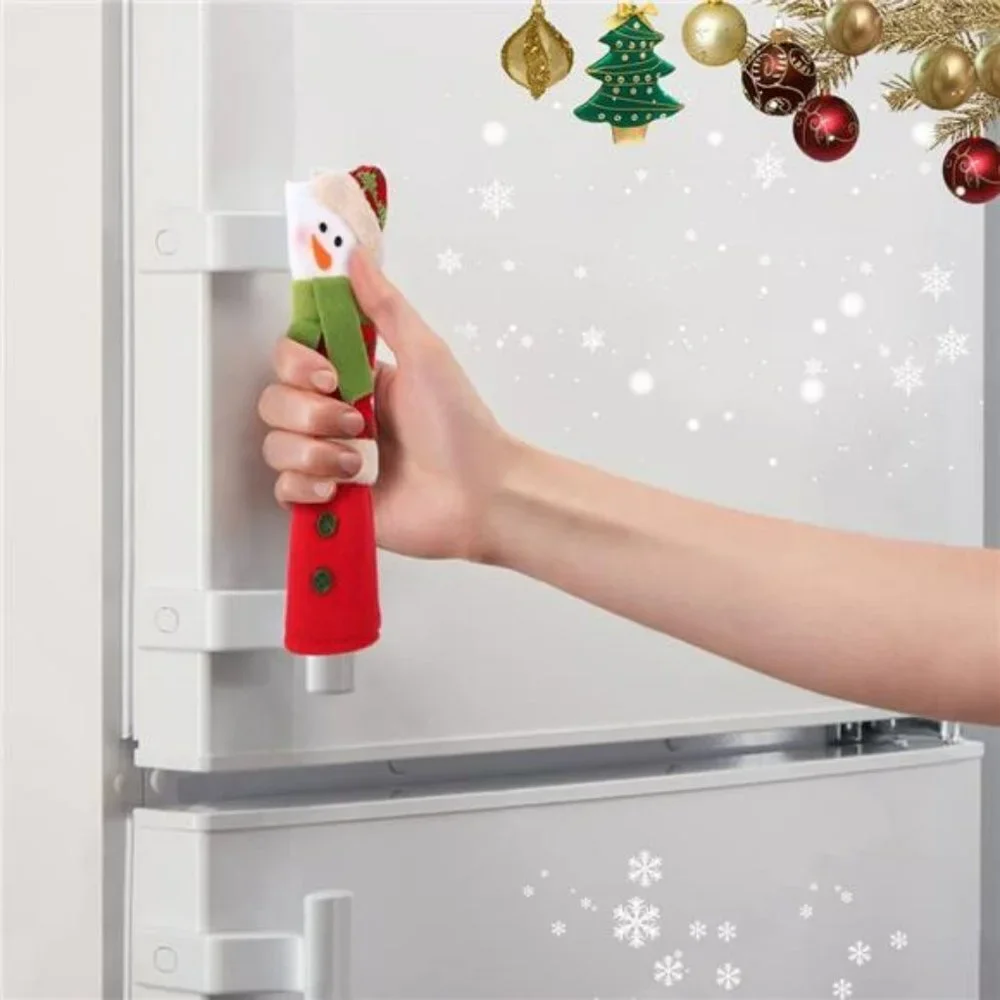 Fridge Handle Covers Set of 3 for Christmas Decorations